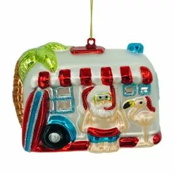 Buy ???? Glass Santa's Vacation Ornament by Ashland® ???? -Ashland Sales 10697970 2