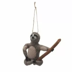 Buy ✨ Assorted 6" Wool Sloth Ornament by Ashland® ???? -Ashland Sales 10697977 2