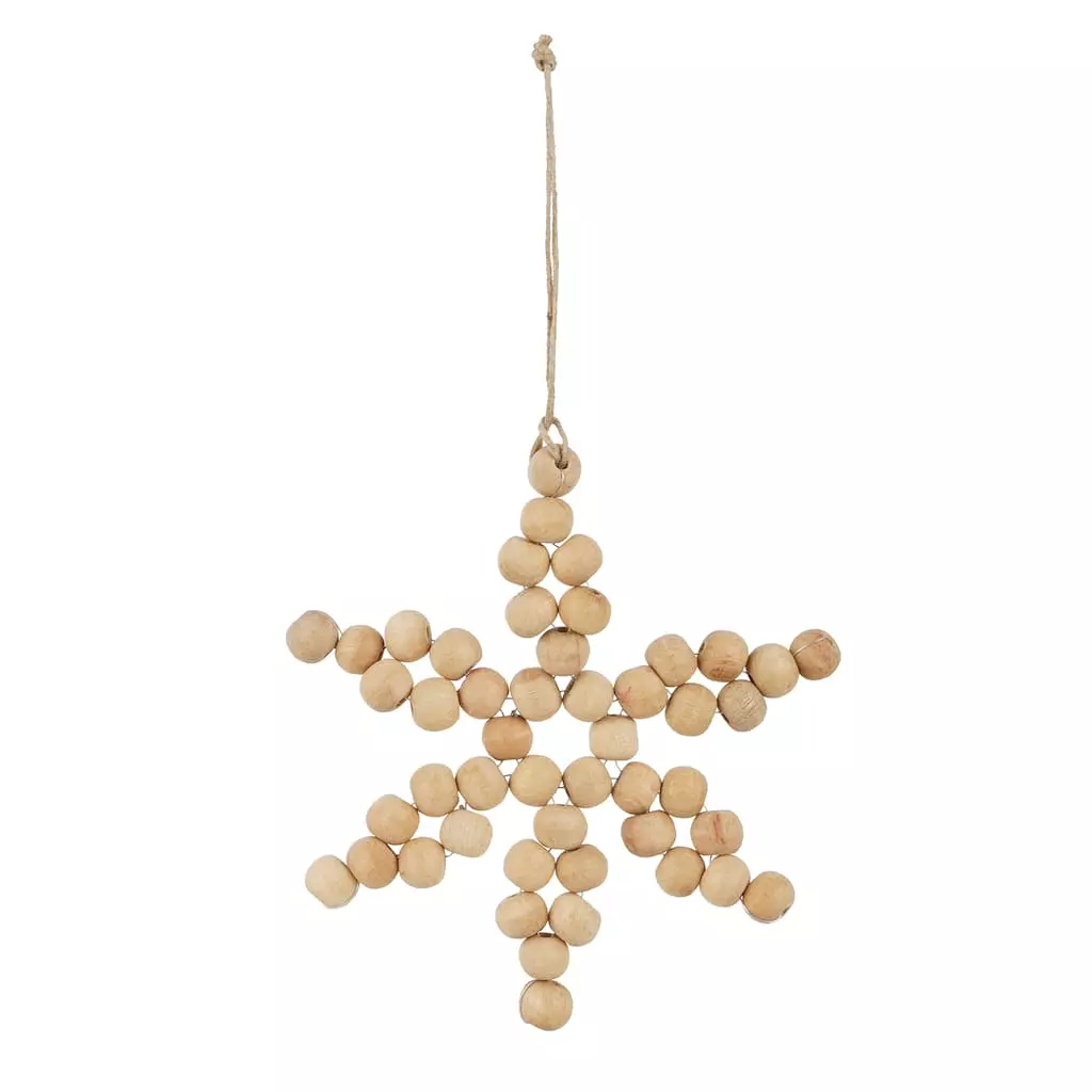 Cheap ???? 5'' Star Wooden Bead Ornament by Ashland® ✨ 3 Cheap ???? 5'' Star Wooden Bead Ornament by Ashland® ✨