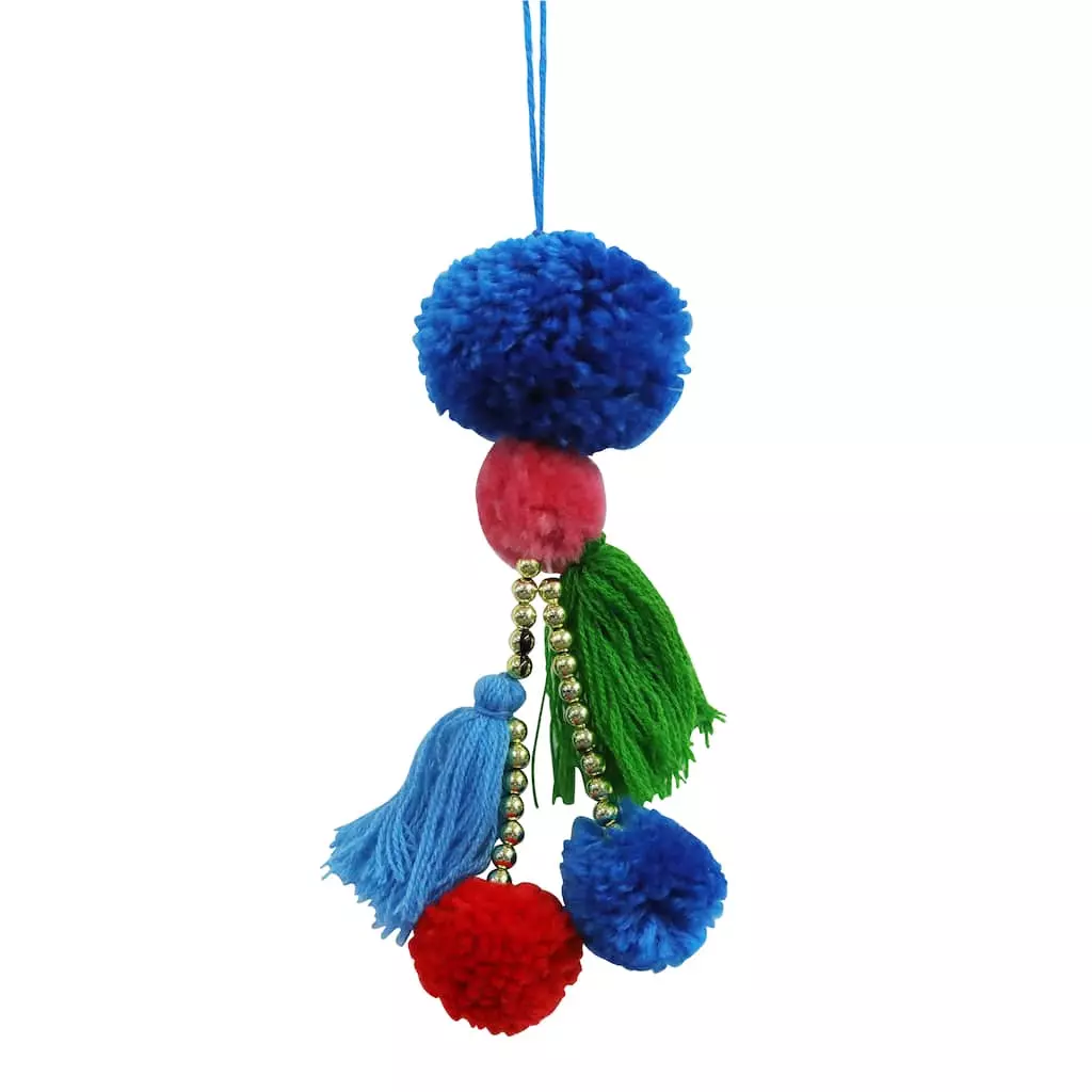 Outlet ???? Assorted Fabric Pom-Pom Ornament by Ashland® ???? 6 Outlet ???? Assorted Fabric Pom-Pom Ornament by Ashland® ???? - Image 4