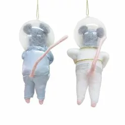 Budget ???? Assorted Wool Space Mouse Ornament by Ashland® ???? -Ashland Sales 10698353 3
