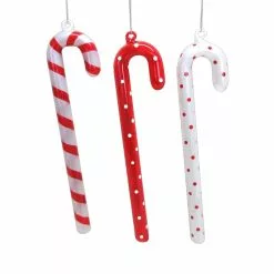 Deals ⭐ Assorted ???? Candy Cane Glass Ornament by Ashland® ???? -Ashland Sales 10698373 2