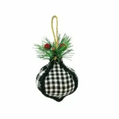 New ⭐ Assorted Plaid Ornament with Holly by Ashland® ???? -Ashland Sales 10698387 5