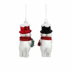 Buy ???? Assorted Glass Vintage Snowman Ornament by Ashland® ❤️ -Ashland Sales 10698388 4
