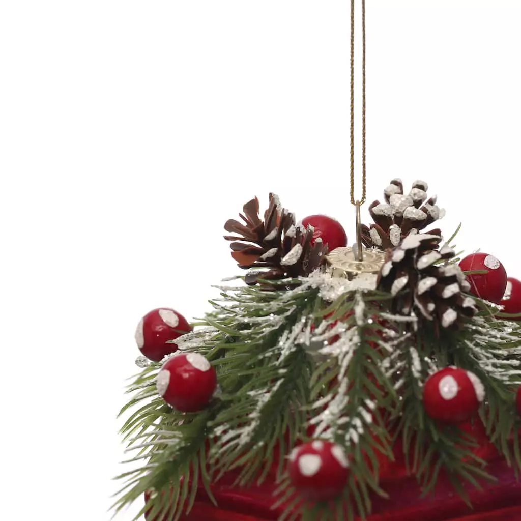 Outlet ✔️ 5.5'' Red Lantern Glass ❄ Christmas Ornament by Ashland® ???? 5 Outlet ✔️ 5.5'' Red Lantern Glass ❄ Christmas Ornament by Ashland® ???? - Image 3