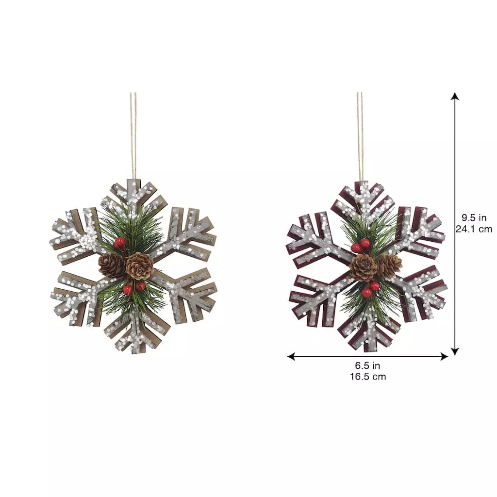 New ⭐ Assorted Snowflake Ornament by Ashland® ✨ 5 New ⭐ Assorted Snowflake Ornament by Ashland® ✨ - Image 3