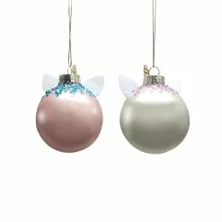 Outlet ???? Assorted 4" Glass Unicorn Ball Ornament by Ashland® ???? -Ashland Sales 10698447 2