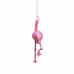 Budget ???? 6" Glass Pink Flamingo Ornament by Ashland® ⭐ -Ashland Sales 10698452 3
