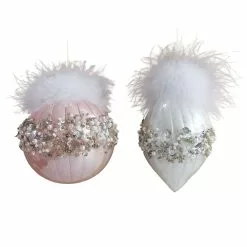Best Sale ???? Assorted Glass Feathers & Pearls Ornament by Ashland® ???? -Ashland Sales 10698458 2