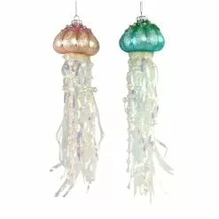 Cheap ???? Assorted 10.5" Glass Jellyfish Ornament by Ashland® ???? -Ashland Sales 10698467 2