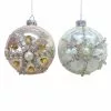 Budget ⭐ Glass Sparkly Snowflake Ball Ornament by Ashland® ???? -Ashland Sales 10698507 1
