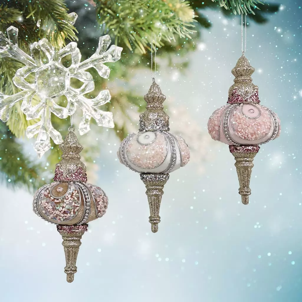 Best Pirce ✔️ Assorted Velvet Finial Ornament by Ashland® ???? 4 Best Pirce ✔️ Assorted Velvet Finial Ornament by Ashland® ???? - Image 2