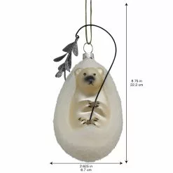Hot Sale ???? White Glass Hedgehog Ornament by Ashland® ???? 9 Hot Sale ???? White Glass Hedgehog Ornament by Ashland® ???? -Ashland Sales 10698525 3