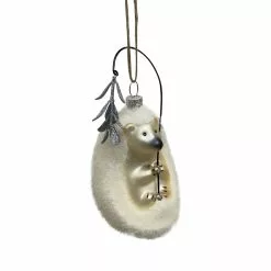 Hot Sale ???? White Glass Hedgehog Ornament by Ashland® ???? 10 Hot Sale ???? White Glass Hedgehog Ornament by Ashland® ???? -Ashland Sales 10698525 4