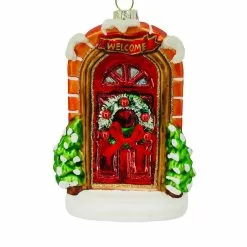 Deals ???? 5'' ???? Christmas Door Collectible Glass Ornament by Ashland® ???? -Ashland Sales 10698550 2