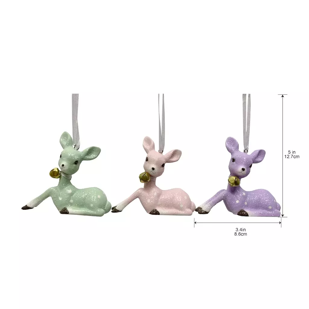 Buy ⭐ Assorted Vintage Deer Ornament by Ashland® ???? 5 Buy ⭐ Assorted Vintage Deer Ornament by Ashland® ???? - Image 3