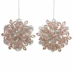 New ✨ Assorted Glitter Snowflake & Crystal Ornament by Ashland® ✔️