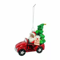 Brand new ???? 4.5'' Delivery Santa Collectible ???? Christmas Ornament by Ashland® ????