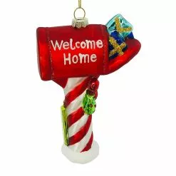 Best Sale ???? 5'' Mailbox Collectible Glass ???? Christmas Ornament by Ashland® ???? -Ashland Sales 10698629 2