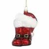 Brand new ???? Glass ???? Boots with Santa Hat Ornament by Ashland® ???? Christmas ???? 1 Brand new ???? Glass ???? Boots with Santa Hat Ornament by Ashland® ???? Christmas ???? -Ashland Sales 10698635 1
