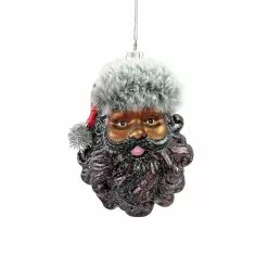 Best reviews of ✨ 5" Glass Santa Head Ornament by Ashland® ????