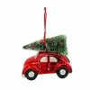 Outlet ???? 4'' Car with Tree Collectible Glass ???? Christmas Ornament by Ashland® ???? -Ashland Sales 10698644 1