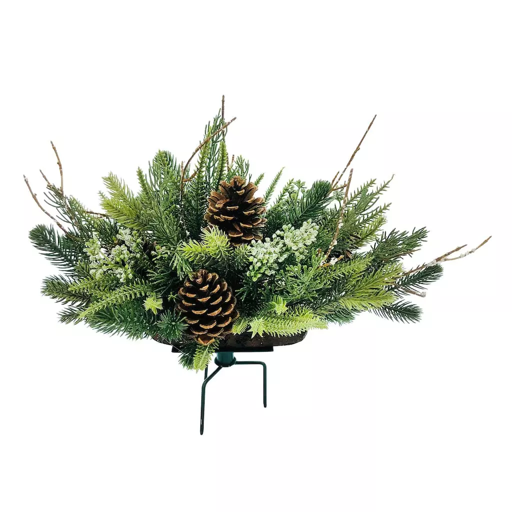 Best Pirce ???? 18" Pine & Pinecone Mix Outdoor Planter by Ashland® ⭐ 3 Best Pirce ???? 18" Pine & Pinecone Mix Outdoor Planter by Ashland® ⭐