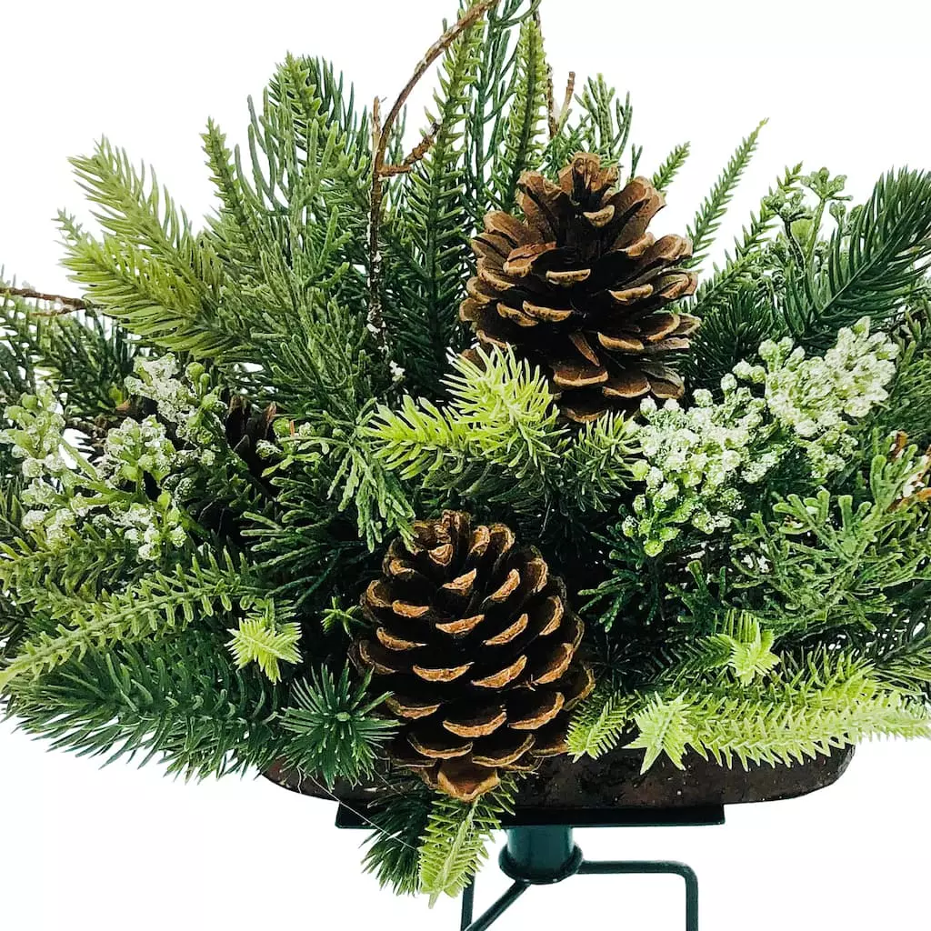 Best Pirce ???? 18" Pine & Pinecone Mix Outdoor Planter by Ashland® ⭐ 4 Best Pirce ???? 18" Pine & Pinecone Mix Outdoor Planter by Ashland® ⭐ - Image 2