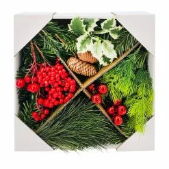 Cheapest ???? DIY Red Ornament, Pinecone & Berry Wreath Kit by Ashland® ????