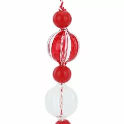 Promo ✔️ Assorted Glass & Wood Peppermint Bubble Ornament by Ashland® ???? Christmas ❤️ -Ashland Sales 10698752 3