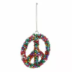 Cheapest ???? 5'' Peace Sign with Bell Aluminum ???? Christmas Ornament by Ashland® ❤️ -Ashland Sales 10698760 2