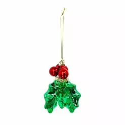 Best reviews of ???? Holly Leaf Glass Ornament by Ashland® ????