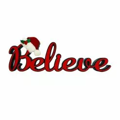 Buy ???? 17'' Believe with ???? Christmas Hat Tabletop Décor by Ashland® ????