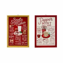 Hot Sale ???? Assorted 17.4'' Recipe ❄ Christmas Wall Sign by Ashland® ????