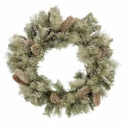 Best deal ???? 22" Flocked Pine & Pinecone Wreath by Ashland® ???? Christmas ????