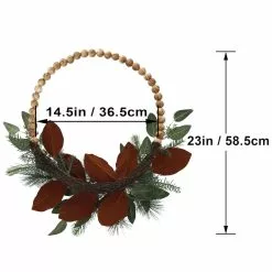 Brand new ???? 24" Pine, Berry & Eucalyptus Bead Hoop Wreath by Ashland® ???? -Ashland Sales 10698908 3