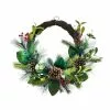 Buy ???? 24" Eucalyptus & Blueberry Half Wreath by Ashland® ????