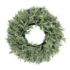 Best deal ???? 22" Mistletoe & White Berry Wreath by Ashland® ⭐
