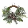 Outlet ⭐ 22" Icy Mixed Pine & Silver Berry Half Wreath by Ashland® ???? -Ashland Sales 10698929 1