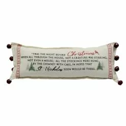 Hot Sale ???? 'Twas the Night Before ❄ Christmas Lumbar Throw Pillow by Ashland® ????