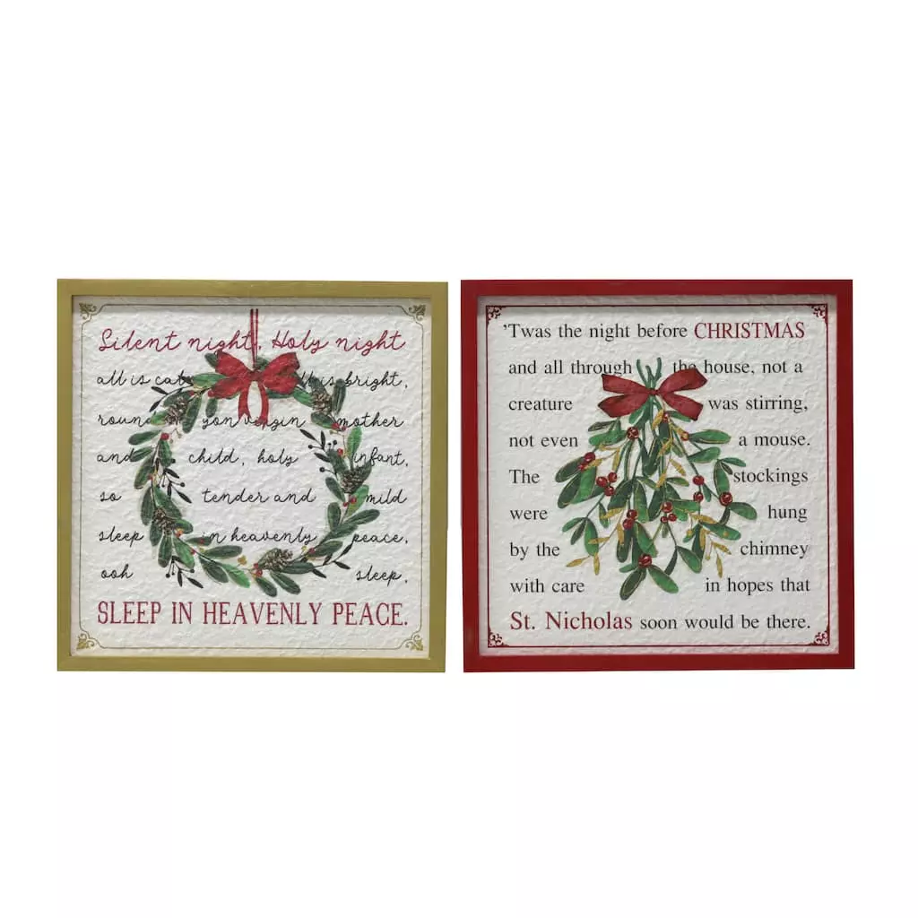 Cheapest ???? Assorted 14" Mistletoe Wall Frame by Ashland® ???? 3 Cheapest ???? Assorted 14" Mistletoe Wall Frame by Ashland® ????