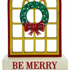 Best Sale ???? 8'' ???? Christmas Wreath on Arch Tabletop Décor by Ashland® ???? -Ashland Sales 10699021 2