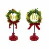 Budget ???? Assorted 10.8'' Wreath on Stand Tabletop Décor by Ashland® ???? -Ashland Sales 10699023 1