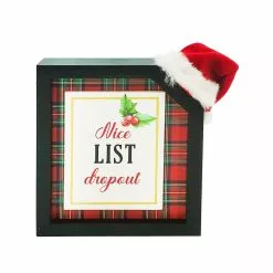 Coupon ⭐ Assorted 6.6'' Block Sign with Santa Hat Tabletop Décor by Ashland® ❤️ -Ashland Sales 10699031 3