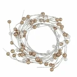 Buy ???? 5ft. Berry With Champagne Pearl Coiled Garland by Ashland® ????