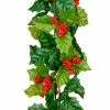 Outlet ???? 6ft. Red Glitter Holly Berry Chain Garland by Ashland® ???? -Ashland Sales 10699061 1