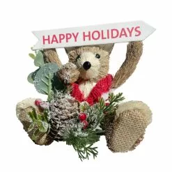 Best Pirce ???? 6" Happy Holidays Bear Accent by Ashland® ????