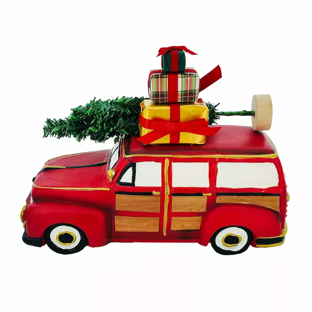 Discount ???? 11'' Red Car with ???? Christmas Tree Tabletop Décor by Ashland® ❤️ 3 Discount ???? 11'' Red Car with ???? Christmas Tree Tabletop Décor by Ashland® ❤️