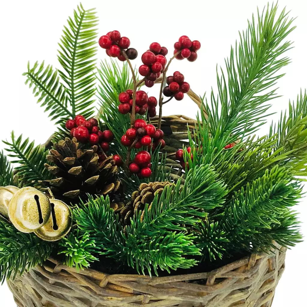 Deals ???? Pine, Pinecone & Bells Basket Arrangement by Ashland® ???? 4 Deals ???? Pine, Pinecone & Bells Basket Arrangement by Ashland® ???? - Image 2