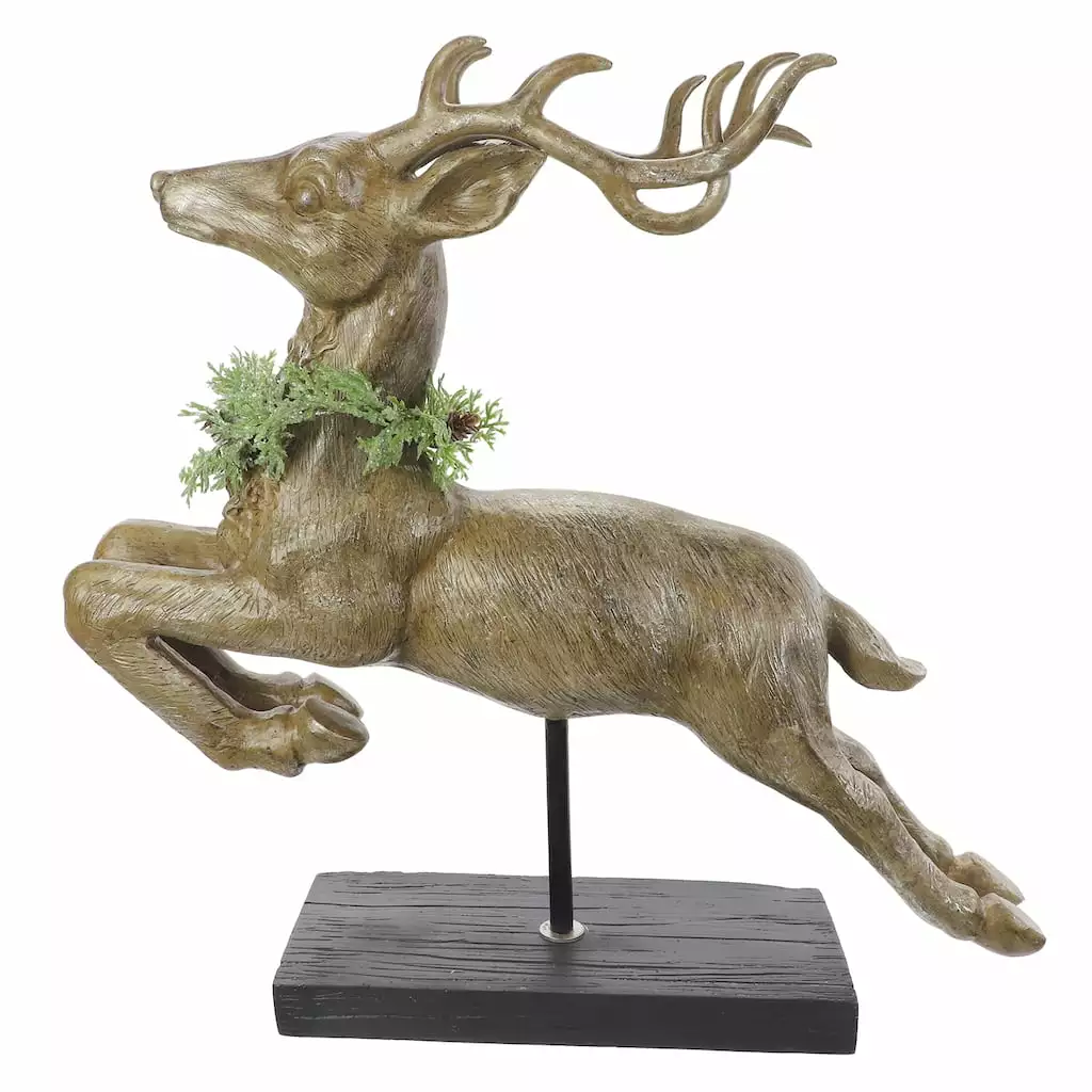 Wholesale ✨ 21" Leaping Stag with Greenery Tabletop Accent by Ashland® ???? 3 Wholesale ✨ 21" Leaping Stag with Greenery Tabletop Accent by Ashland® ????